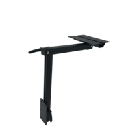 Revêtement noir Rv caravane en alliage d'aluminium pliant jambe de Table pivotante rotative pour bateau marin Yacht camping-car