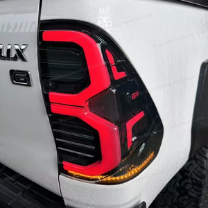 <span class=keywords><strong>ไฟ</strong></span><span class=keywords><strong>ท้าย</strong></span> LED แบบรมควันสไตล์ GR สำหรับ Hilux Revo ปี 2016-2024 <span class=keywords><strong>ไฟ</strong></span>วิ่งแบบไดนามิกอัตโนมัติ ชุดไฟท้ายซ้าย+ขวา - Product Image 1