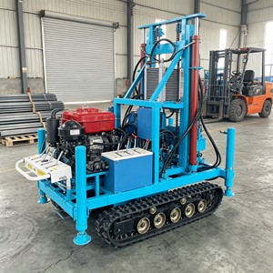 Potente y Compacta Plataforma de Perforación de Pozos de Agua de 200 Metros, Máquina Perforadora de Pozos de Agua Pequeña y Económica de 200m, Fabricada en China <span class=keywords><strong>para</strong></span> Hogar y Jardín - Product Image 2
