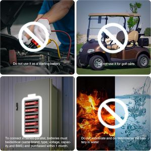 Batería LiFePO4 de 12.8V 50Ah con BMS, 640W, Recargable, Más de 4000 Ciclos, Protección contra Bajas Temperaturas, Ideal para Autocaravanas, Camping y Almacenamiento de Energía en el Hogar - Product Image 3