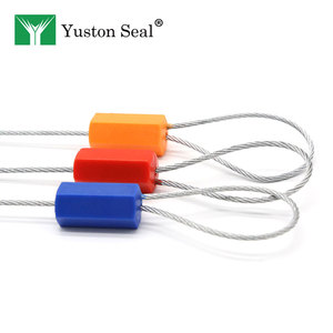 Scellés personnalisés de protection contre la rouille en ABS, modèle hexagonal à serrage progressif YTCS107 <span class=keywords><strong>YUSTON</strong></span>, certifiés ISO17712, avec marquage laser - Product Image 1