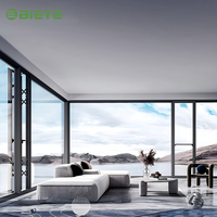 Fenêtres électriques horizontales automatiques parallèles à poussée plate en aluminium sur mesure avec vitrage Low-e 2026
