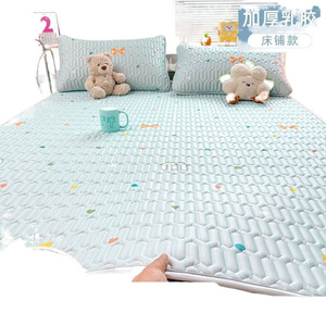 Matelas rafraîchissant en latex épaissi 1.2m 1.5m 1.8m 2.0m Taille de lit Classe A Imprimé Soie Glacée Été Dortoir Étudiant Simple Matelas Souple - Product Image 5