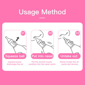 Aspirador Nasal de silicona antirreflujo para bebés, limpiador con ventosa, lavado de nariz, anit <span class=keywords><strong>reflujo</strong></span> - Product Image 6