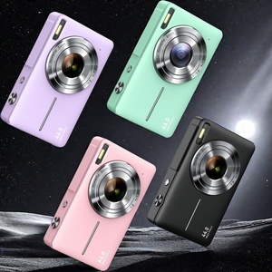 กล้องดิจิตอลคุณภาพสูง 32GB สำหรับเด็ก รุ่นมินิ FHD Full HD พร้อมระบบตรวจจับใบหน้า สไตล์เรโทร สำหรับถ่ายภาพและวิดีโอเด็ก หน้าจอ 2.4 นิ้ว ความละเอียด 4k - Product Image 6