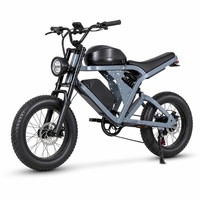 Vélo électrique de banlieue 750W, double batterie 48V 15AH, cadre en alliage d'aluminium 6061, pneus larges de 20 pouces, pour les trajets domicile-travail en ville