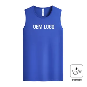 Chinjane Custom Tank Top Men Manufacturer Muscle Workout Gym Athletic Stringer Men's Tank Tops Quick Dry Sleeveless Shirts