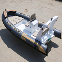 Bateau pneumatique rigide RIB 550C avec tube en Hypalon pour la pêche et les loisirs