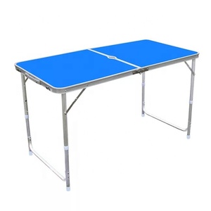 Portatile 3 Livelli Da Giardino Regolabile in altezza Tavolo Da Picnic All'aperto Rettangolo di Alluminio di Campeggio Pieghevole Da Tavolo - Product Image 5