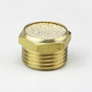 BSLM-06 BSLM-10 <span class=keywords><strong>3</strong></span>/4英寸迷你平黄铜气动推入式快速排气阀消音器中国BSLM - Product Image 1