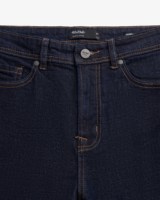 Erkek Dar Kesim Düz Paça Kot Pantolon Nefes Alabilen Çevre Dostu Yazlık Hafif Günlük Denim Örme Polyester/Pamuk Hafif