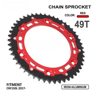 Ruedas de Cadena, Rueda de Cadena de 49 Dientes para CRF150L, Piezas de Modificación para Motocicletas Todoterreno - Product Image 2
