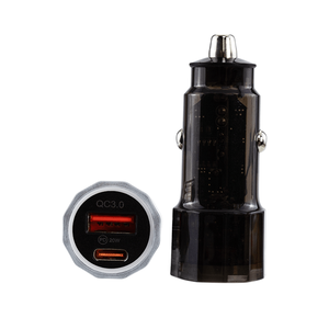 Visible Circle Electric Fast Car Charger QC 3,0 PD 20 W <span class=keywords><strong>2</strong></span> puertos Cargadores de coche Teléfono móvil - Product Image 4