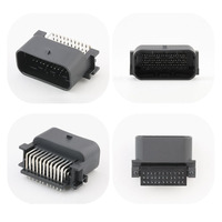 Conector Impermeable de 33 Orificios para Automóvil, Enchufe para ECU, Conector Doméstico 1554461-1/1554458-2, Conector de 33 Pines, DJ7332Y-1-11/21