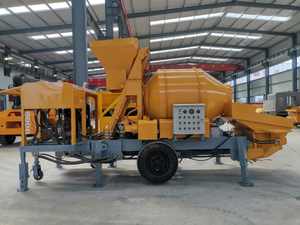 40m 3/h mobile beton mischen und mischan maschine mit betonmischer pumpe für verkauf - Product Image 2