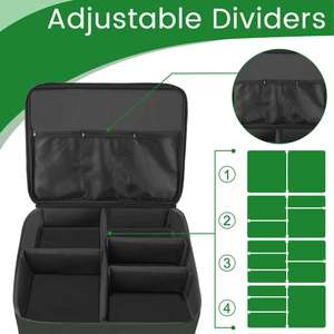 Waterproof Golf Trunk Organizer <b>Storage</b> with Separate Compartment Car <b>Storage</b> with 5 Separate Ventilated Compartment - Product Image 4
