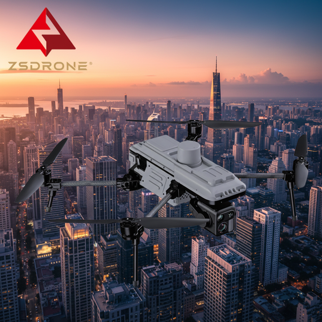 ZSDRONE EM-3T Carbon Fiber Drone 300G Payload 8-15m/s Cruising Speed 25m/s Max Speed 4000M Takeoff Altitude 6G Wind Resistance