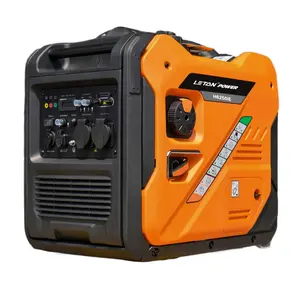 LETON POWER 5kW/5.5kW super quiet single phase gasoline remote start electric start recoil start portable inverter generator