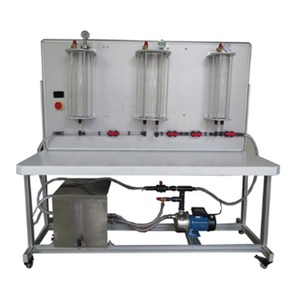 Banc hydrostatique et ses accessoires, équipement didactique, matériel pédagogique pour l'enseignement de l'hydrodynamique en laboratoire, équipement de laboratoire éducatif - Product Image 1