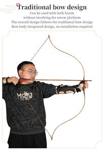 STARCN Tir à l'<span class=keywords><strong>arc</strong></span> C2 Longbow Kits 1 pièce <span class=keywords><strong>arc</strong></span> et flèche <span class=keywords><strong>classique</strong></span> <span class=keywords><strong>chasse</strong></span> en plein air tir traditionnel <span class=keywords><strong>arc</strong></span> <span class=keywords><strong>classique</strong></span> - Product Image 6