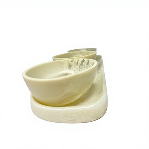 Handcrafted Luxury Resin Dry Fruit Serving Set Premium Epoxy Tray Bowls Angel Eco-Friendly Freezer Safe Gifting Decorative - Product Image 5