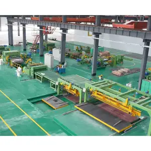 2021 PLC control slitting line cutting to length machine for plate uncoiling, leveling, slitting and rewinding