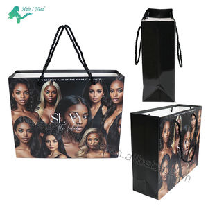 ถุงช้อปปิ้งหรูหราปรับแต่งได้พร้อมโลโก้ ถุงกระดาษหูหิ้วริบบิ้นพิมพ์ลาย รีไซเคิล ใช้ซ้ำได้ - Product Image 6