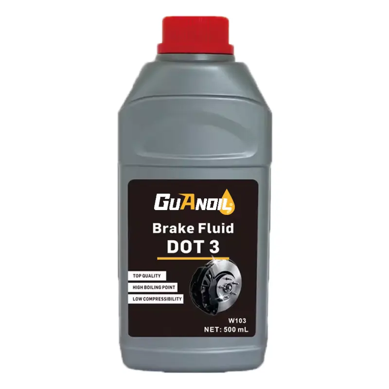 China manufacturer high quality brake fluid engine oil dot 3 customized package 500ml 485ml for engineering vehicles