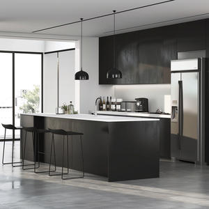 Armoires de cuisine modernes en bois massif de style américain Armoires de cuisine de luxe - Product Image 2