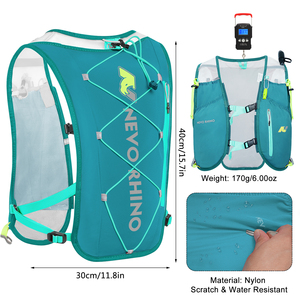 Mochila portátil <span class=keywords><strong>de</strong></span> nailon para correr, chaleco <span class=keywords><strong>de</strong></span> hidratación para ciclistas al aire libre, chaleco con bolsa <span class=keywords><strong>de</strong></span> hidratación para correr - Product Image 5