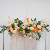 Décoration d'arche de 100*45cm avec fleurs artificielles pour la décoration de mariage et de fête
