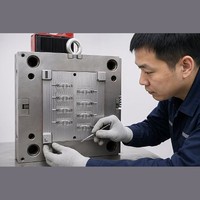 Stampo a Iniezione di Precisione Personalizzato Multi-Cavità, Base per Stampo DFM, Parti Elettroniche in Plastica