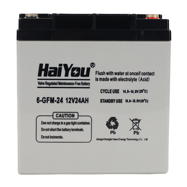 12v24Ah High Safety Performance Lead Acid Battery Portable UPS Valve Regulated 12v Lead Acid Batteries Energy Storage