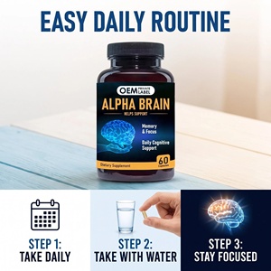 Cápsulas <span class=keywords><strong>para</strong></span> el Cerebro OEM, Aumentan la Energía, Reponen Vitaminas, Mejoran la Concentración <span class=keywords><strong>y</strong></span> la <span class=keywords><strong>Memoria</strong></span>, Suplemento Cerebral - Product Image 4