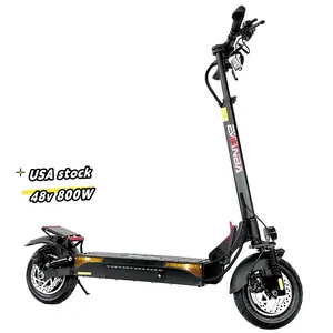 Almacén americano stock 48V 800W motor único adultos Scooter eléctrico plegable velocidad rápida 45 km/h Scooter eléctrico para adultos