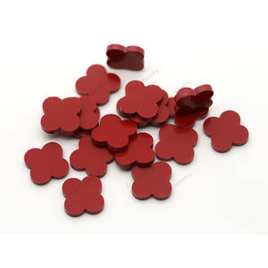 بسعر الجملة من المصنع حجر فيروزي أحمر بأربعة اوراق وبرسيم اصطناعي - Product Image 5