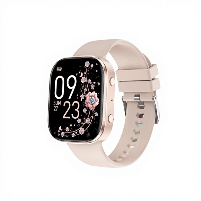Cross-border for Calling Square Silicone Smartwatch 1.88inch Heart Rate Blood Oxygen Monitoring Message Reminder Y3 Women