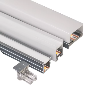 Perfil de Aluminio <span class=keywords><strong>LEA</strong></span> Serie 6000 de 24*7MM, Lámpara Lineal Empotrada para Techo y Pared, Canal de Extrusión Cerrado, Regulable, 2700K Cálido - Product Image 6
