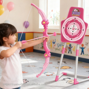 EPT Pink Single Bow and Arrow Gift Toy Arrow Game Venta al por mayor <span class=keywords><strong>Niños</strong></span> Popular <span class=keywords><strong>Juegos</strong></span> de tiro para <span class=keywords><strong>niños</strong></span> Juguetes Set <span class=keywords><strong>con</strong></span> objetivo - Product Image 6