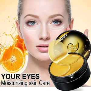 Parches de Hidrogel para Ojos con Colágeno y Oro 24K, Certificados por MSDS, Nutritivos e Hidratantes, en Envase de Frasco, para Todo Tipo de Piel - Product Image 1
