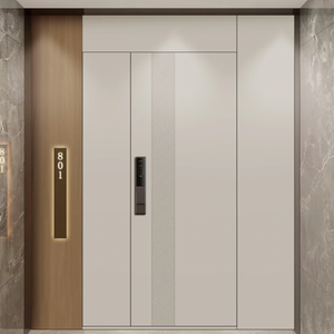 <span class=keywords><strong>Porte</strong></span> d'entrée extérieure en aluminium de luxe, antivol, pour maisons modernes, surface finie, ouverture manuelle, position jardin, résistance au feu - Product Image 3