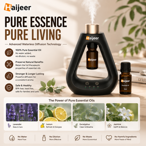 2024 Neuer Schreibtisch-Tänzer Luxus Heim Pur Nebulierender Natürlicher Mini Luftbefeuchter Tragbarer Duft Wasserloser Ätherisches Öl Aroma Diffusor - Product Image 2