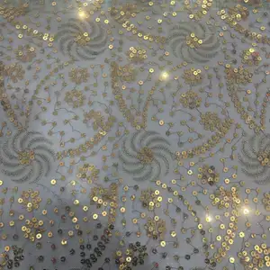 Hot selling 2024 sequin embroidery gold thread spiral factory direct sale