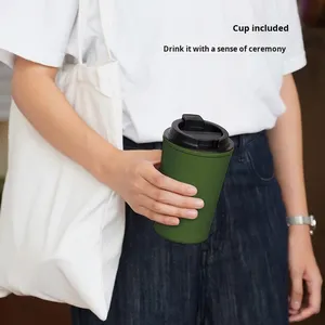 Gobelet isotherme droit pour femmes, gobelet à café et à eau, portable, mignon, compact, de haute valeur, pour étudiants, hommes - Product Image 2