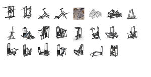 Máquina de Gimnasio de Diseño Nuevo Serie SM FL, Máquina de <span class=keywords><strong>Press</strong></span> de Pecho de Pie con Placas de Peso Ajustables - Product Image 6