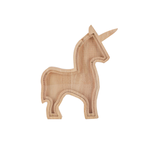 Di alta qualità in legno unicorno salvadanaio risparmio di denaro <span class=keywords><strong>e</strong></span> banca di denaro con un Design accattivante - Product Image 1