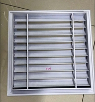 Grille de retour d'air carrée moderne pour climatisation, grille de ventilation HVAC, diffuseur mural