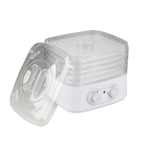 Déshydrateur Alimentaire Électrique Mécanique BAIYI 5 Plateaux en Plastique pour Fruits et Légumes, 250W, Mini Séchoir Écologique à Faible Consommation – Ventes Flash