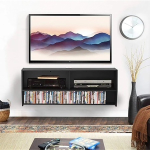 Mueble de <span class=keywords><strong>TV</strong></span> Moderno y Popular con Diseño Inteligente para Gestión de Cables, Almacenamiento para DVD y Barra de Sonido, en Madera, para Entretenimiento en Interiores del Hogar - Product Image 3