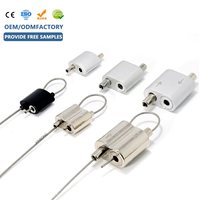 Ajusteur universel en aluminium pour câble, pince à câble métallique, quincaillerie personnalisée pour kit de suspension d'éclairage